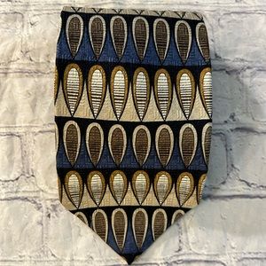 PIERRE BALMAIN 100% SILK USA MADE PATTERN MENS TIE